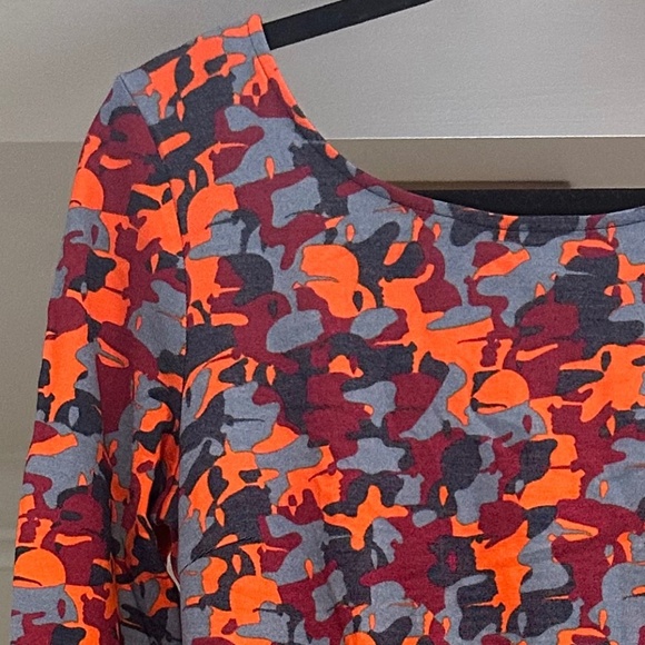 Karl by Karl Lagerfeld Long Sleeve V-neck Back Jersey Knit Dress - Size L - Picture 8 of 12